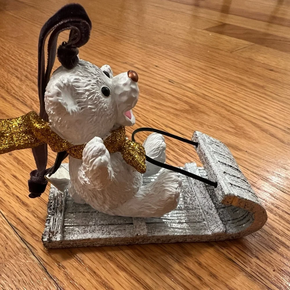 NWT Michael Aram Sledding Teddy Ornament